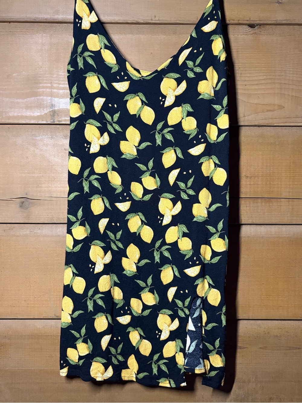 Reformation Marlowe Dress- Black & Lemon Print 🍋 Size XS - Picture 4 of 10